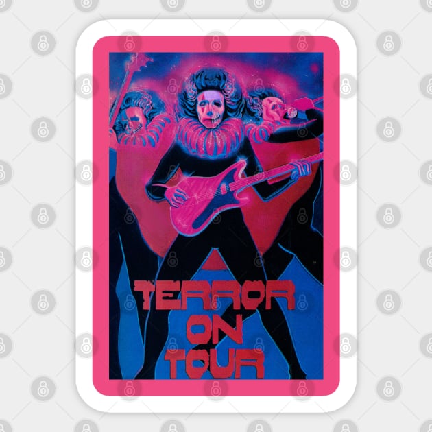 Terror On Tour (1980) Sticker by SHOP.DEADPIT.COM 